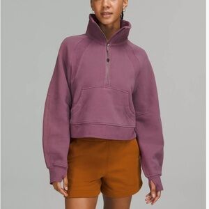 Lululemon 🍋 SCUBA OVERSIZED FUNNEL NECK HALF-ZIP
Vintage Plum
Size: M/L
